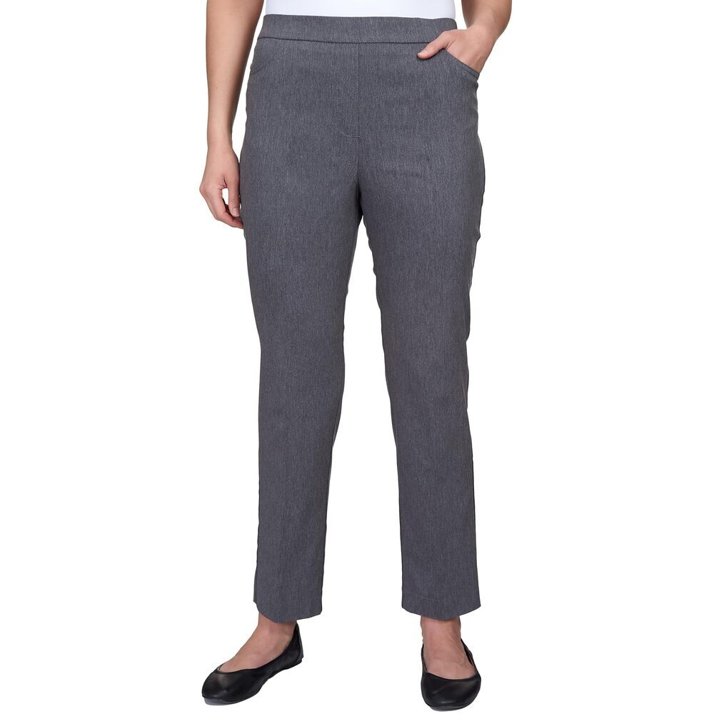 Alfred Dunner Plus Size Women's Gray Short Length Pants 24W NWT
